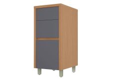 Balcão Cozinha Nesher Condessa 3 Gavetas 40cm