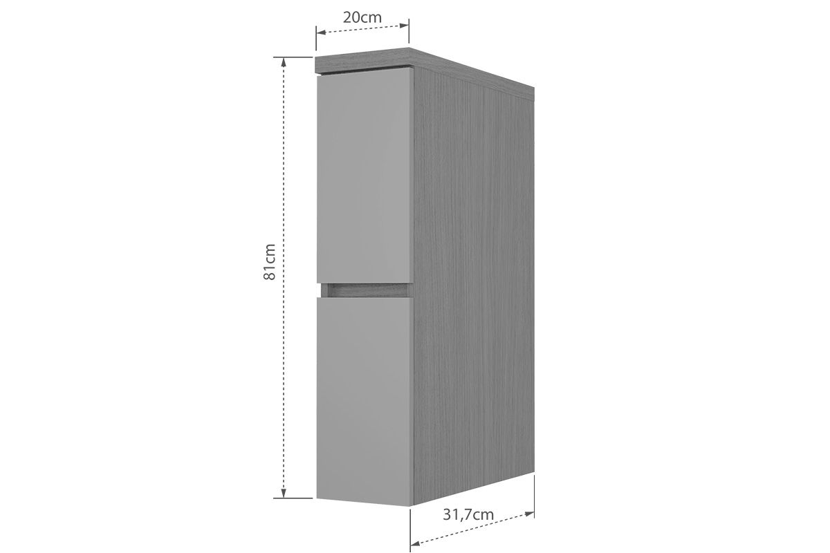 Balcão Cozinha Nesher Condessa Porta Tempero 20cn