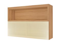 Armário Aéreo Cozinha Nesher Marquesa Infinito 1 Porta c/Vidro 120cm