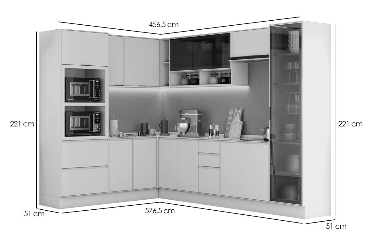 Cozinha Completa Henn Fineze 14 Peças CZ487