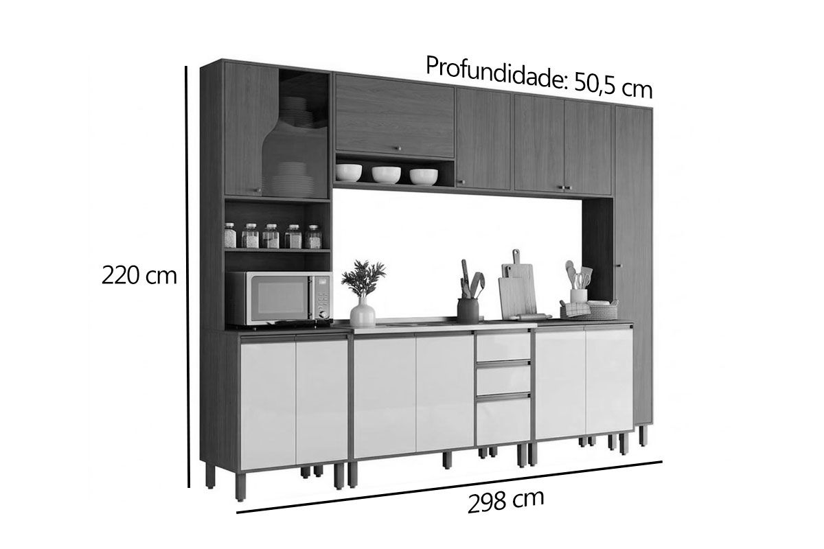Cozinha Completa Henn Venaly 6 Peças CZ451