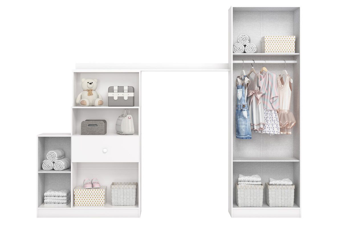 Quarto Completo Solteiro Pétala 3 Peças Henn