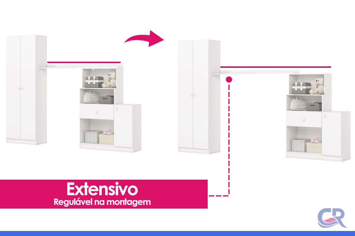 Quarto Completo Solteiro Pétala 3 Peças Henn