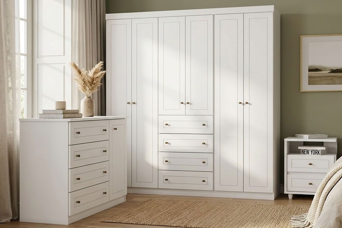 Quarto Casal Completo Americano 3 Peças Henn