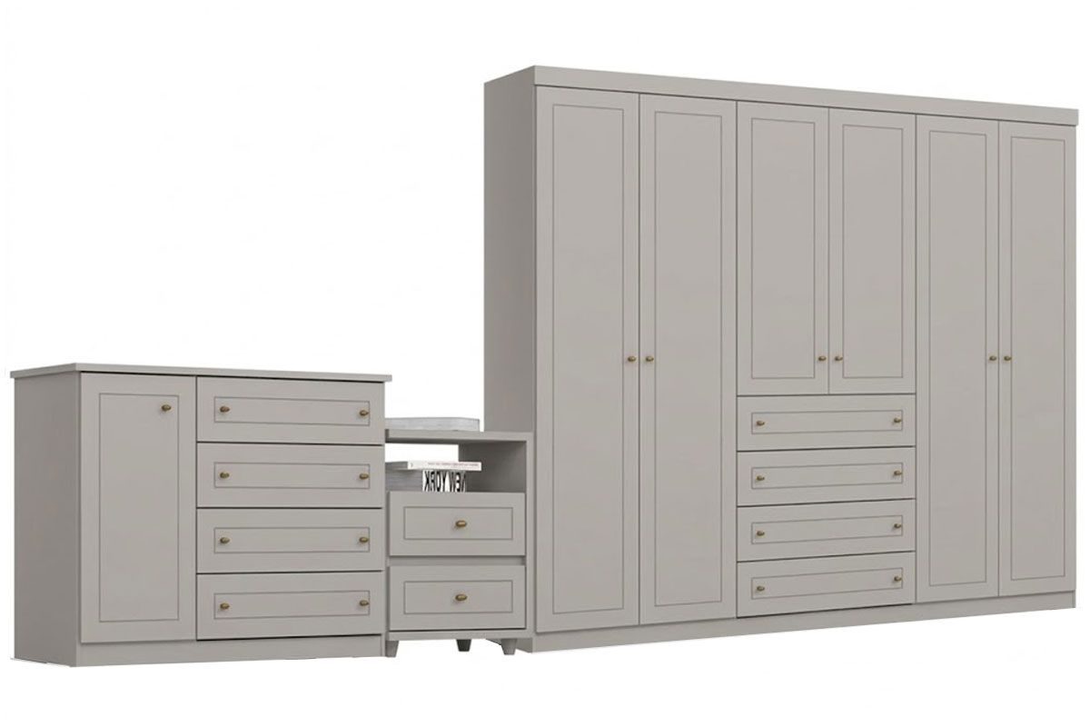 Quarto Casal Completo Americano 3 Peças Henn