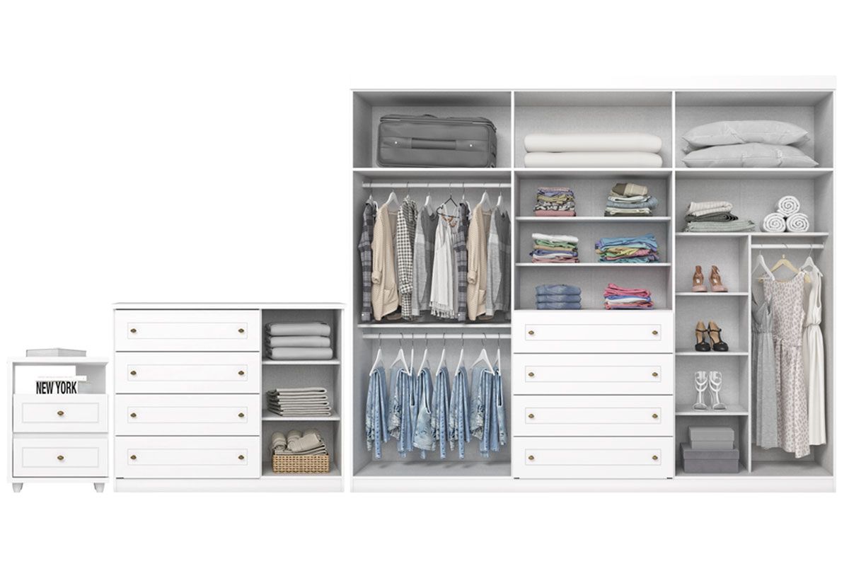 Quarto Casal Completo Americano 3 Peças Henn