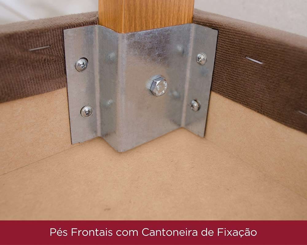 Mesa Jantar Vértice c/Tampo Vidro 6 Cadeiras Henn