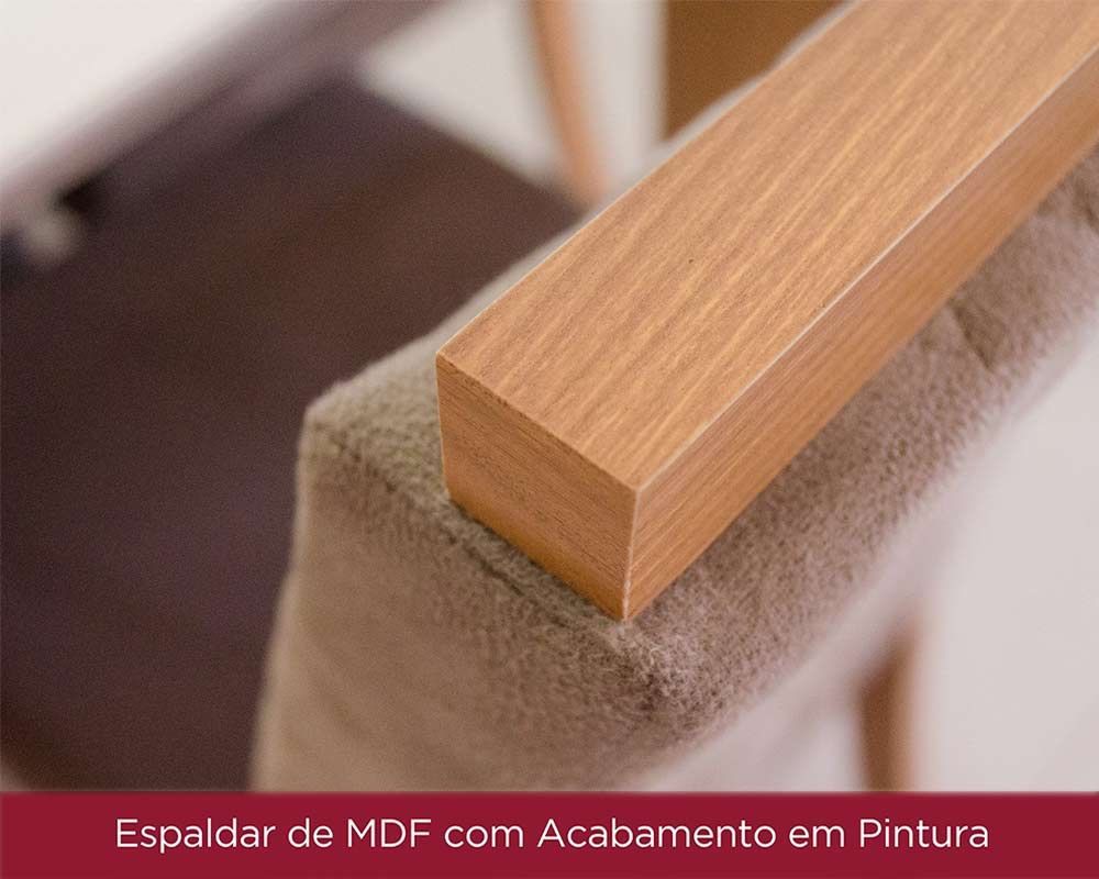 Mesa Jantar Vértice c/Tampo Vidro 6 Cadeiras Henn