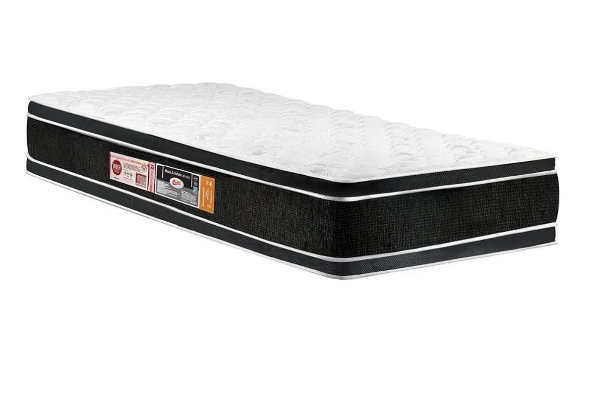 Colchão D33 Castor Black White Air DFSolteiro - 88x188x27