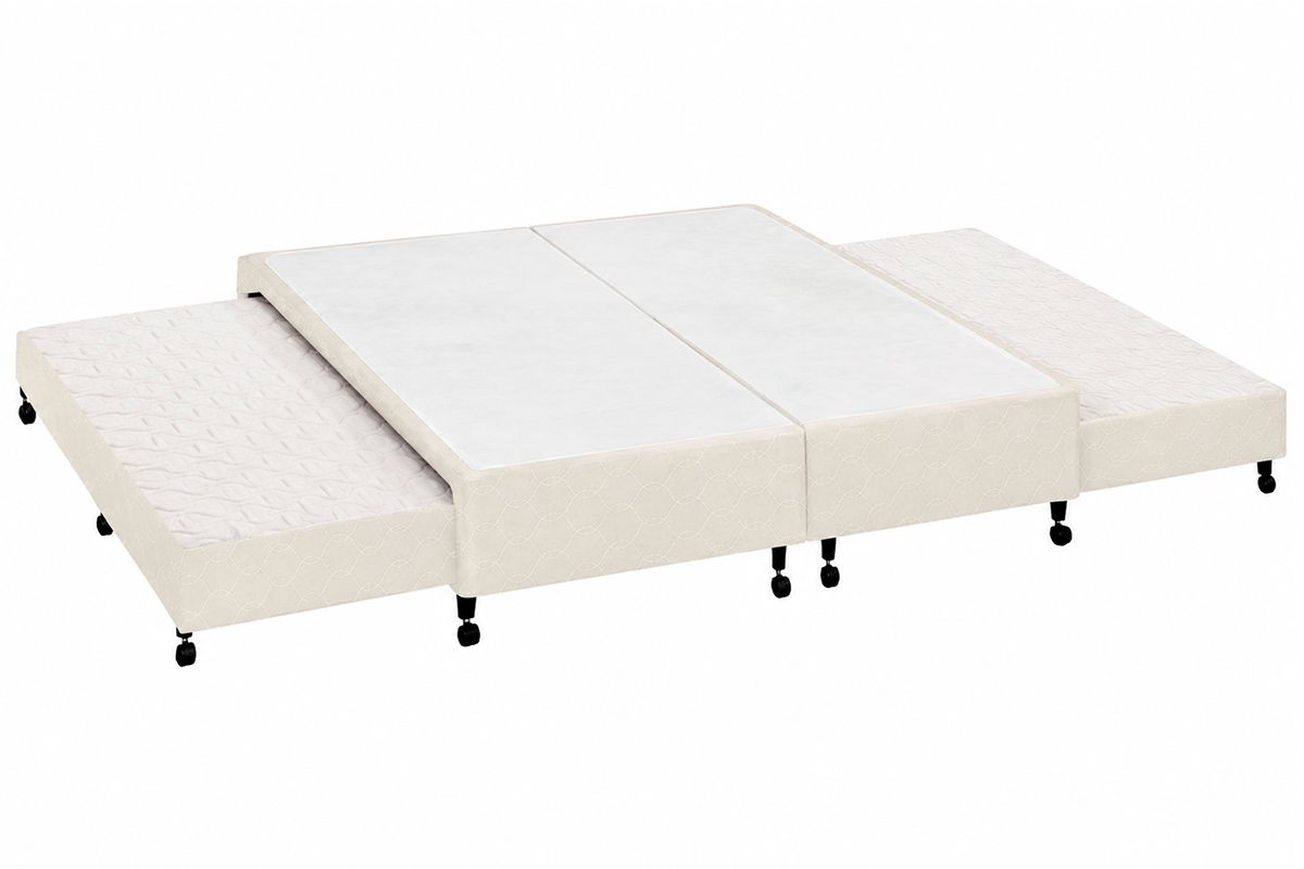 Cama Box c/2 Auxiliares Poli Clean Castor