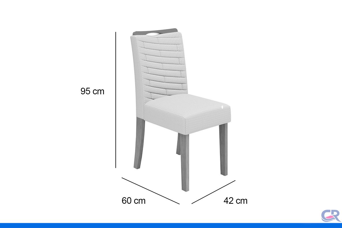 Mesa DJ Móveis Sorela/Platina c/Vd 160+6 Cad Serena/Lucila
