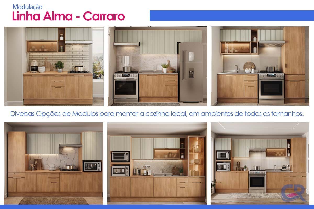 Cozinha Completa Carraro Alma 2 Peças CZ493