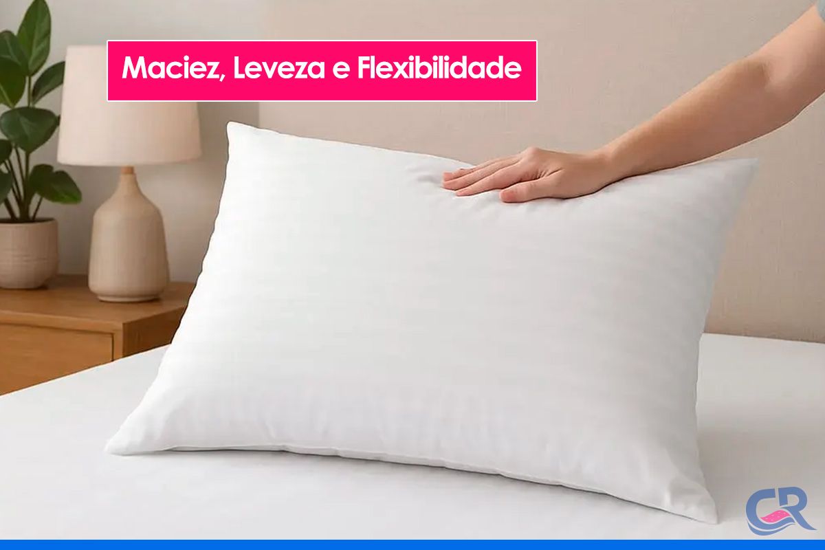 Travesseiro Fibras Pluma Kit 2un Amore Ortobom