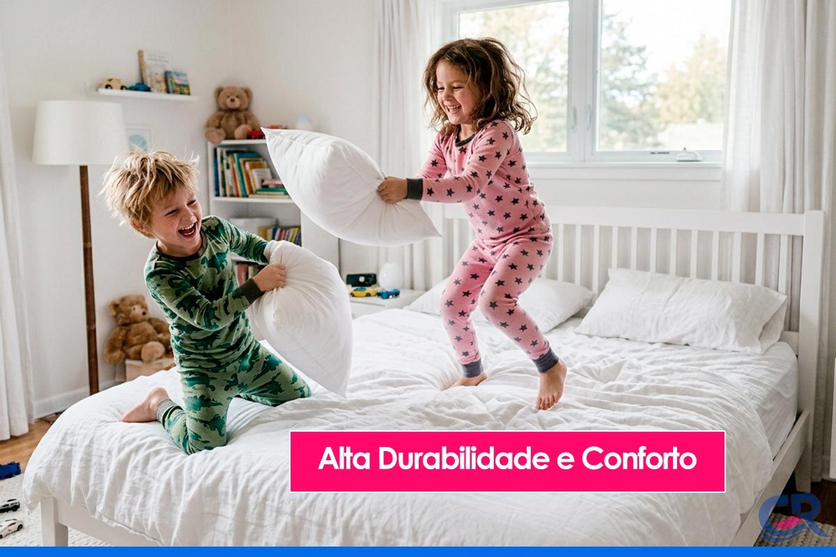 Travesseiro Fibras Pluma Kit 4un Amore Ortobom