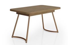Mesa Jantar Évora 1604 c/Tampo Madeirado 130cm Carraro