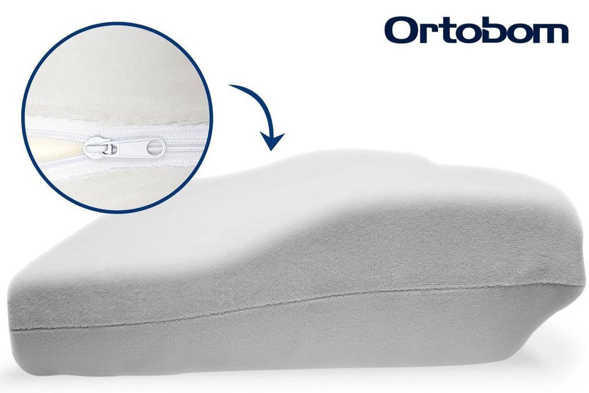Travesseiro Viscoelástico Kit 4un Conforto Nasa Anatômico Ortobom