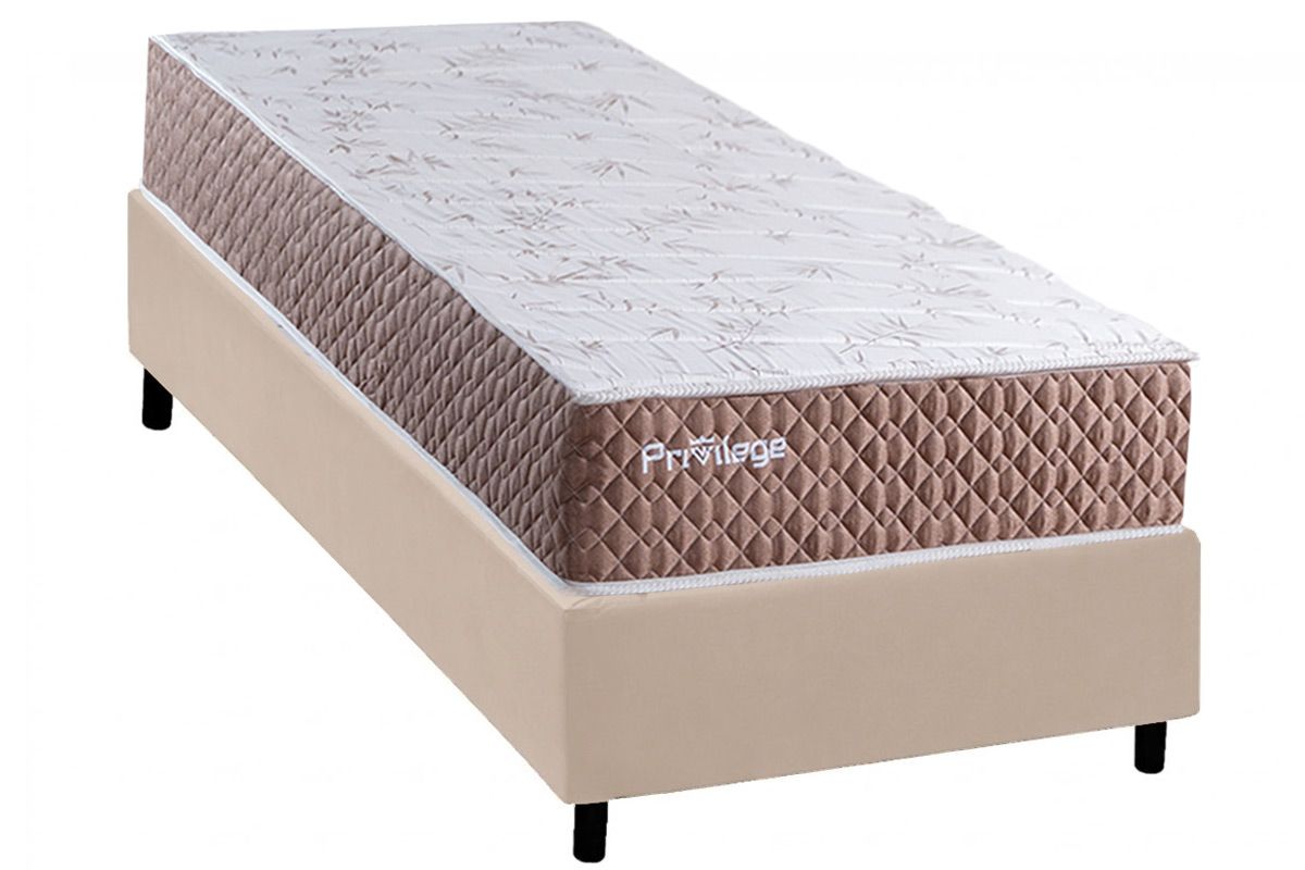 Cama Box CRC +Colchão Molas Privilege Paropas