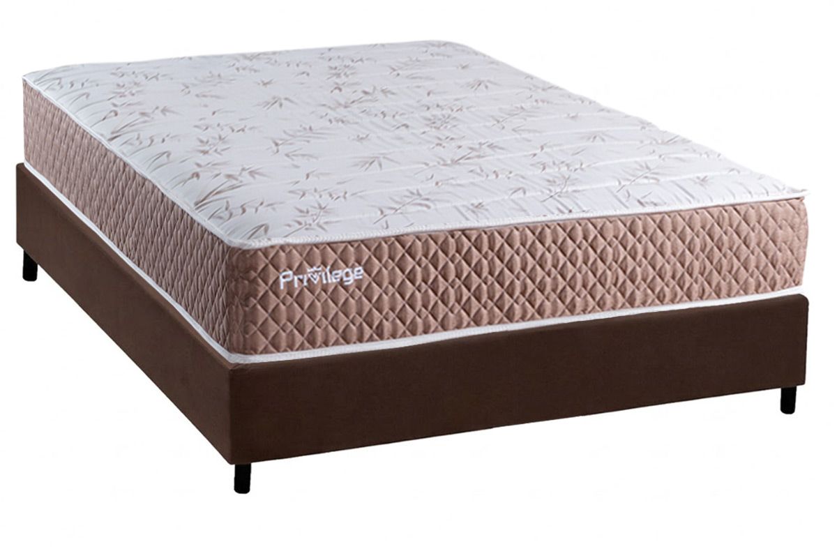 Cama Box CRC +Colchão Molas Privilege Paropas