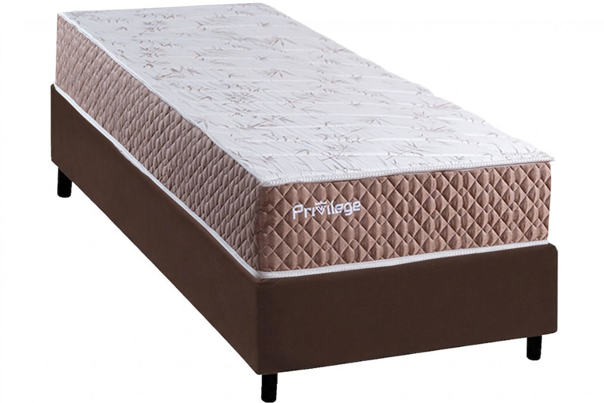 Cama Box CRC +Colchão Molas Privilege Paropas