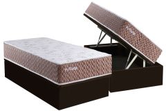 Cama Box Baú Filhão +Colchão Molas Privilege Paropas