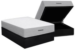 Cama Box Baú Filhão +Colchão Molas Plenno Ortobom