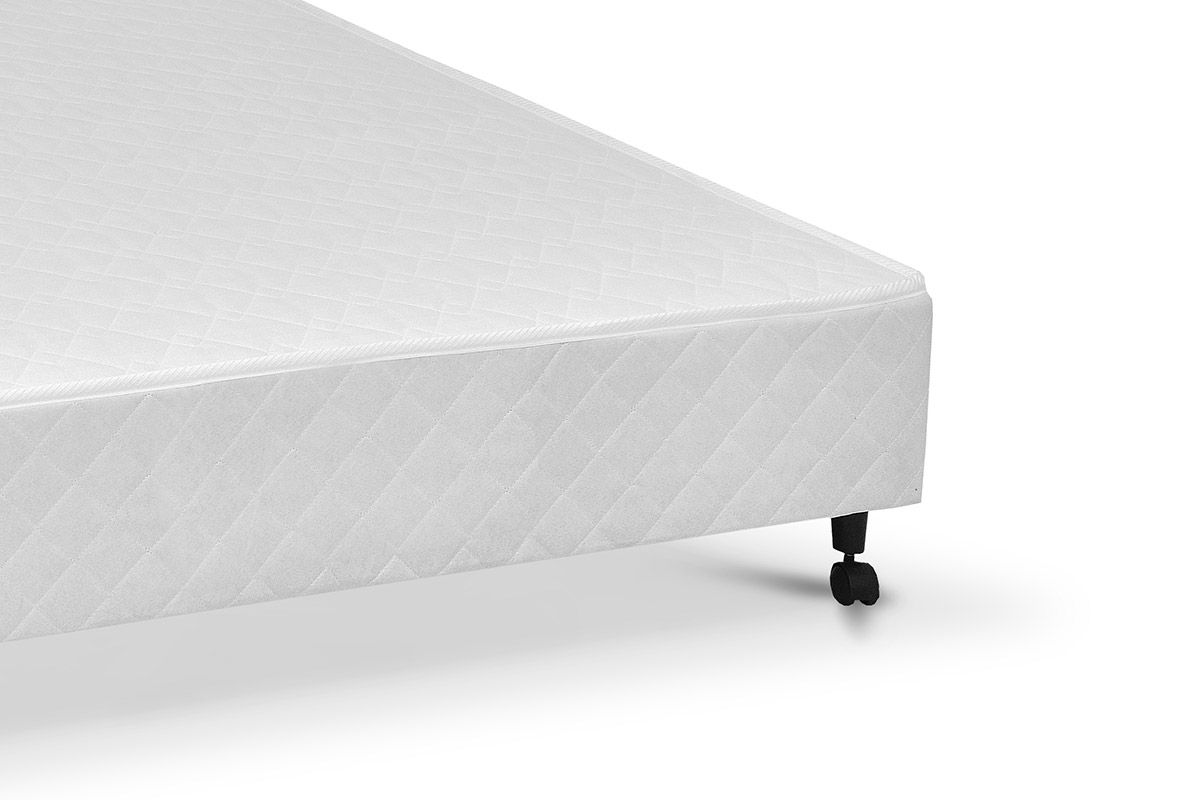 Cama Box Castor Poli White