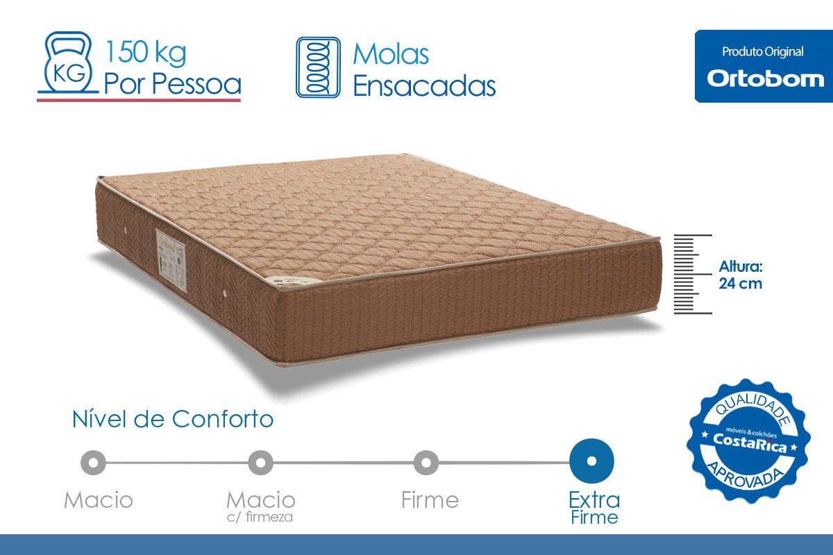 Colchão p/ Hotel Ortobom Molas Orthotel Standard Colchão p/ Hotel Ortobom Molas Orthotel Standard