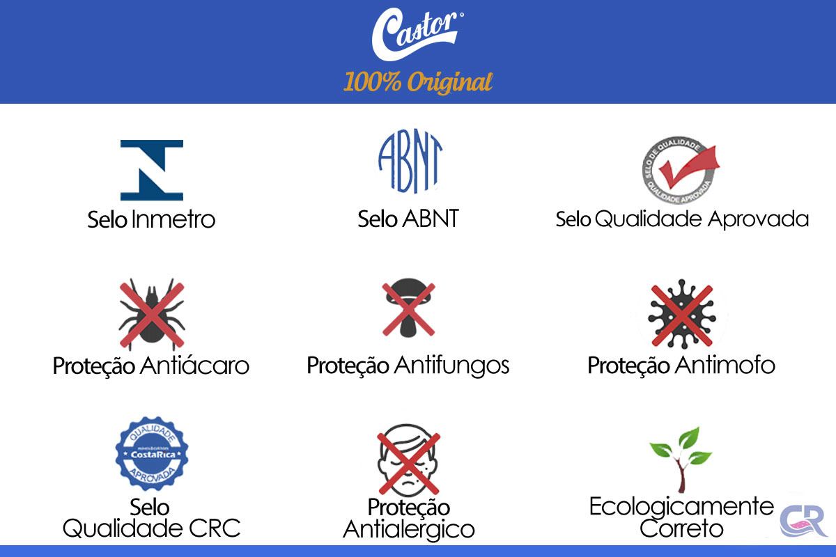 Colchão D33 Castor Sleep Max Colchão D33 Castor Sleep Max