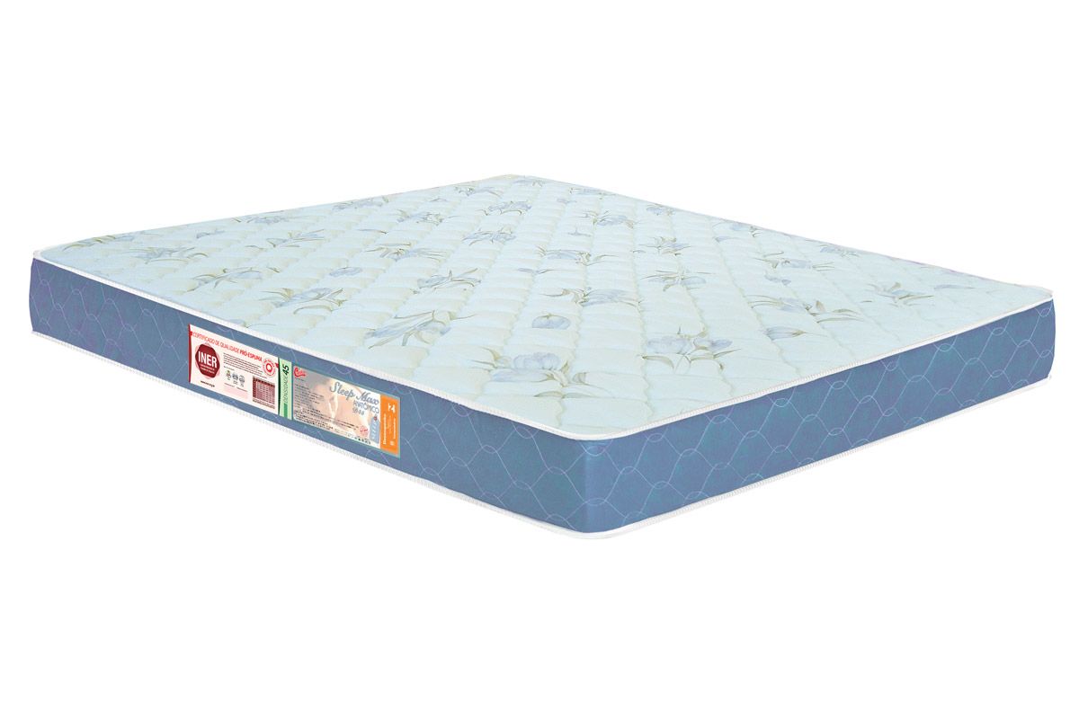 Colchão Castor D45 Sleep Max 18cm (15117) (INMETRO) (Linha Nova 2019)Colchão King Size - 1,93x2,03x0,18 - Sem Cama Box