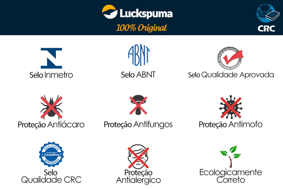 Colchão Hospitalar Luckspuma D33 Impermeável