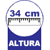  - 34 cm Altura