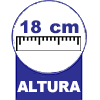  - 18 cm Altura