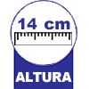  - 14 cm Altura