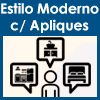  - Designer Moderno com Apliques