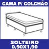  - Cama para colchão solteiro 0,90 x 1,90