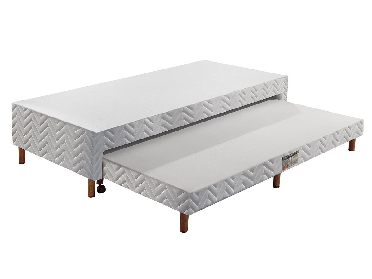 Cama Box c/Auxiliar Paropas Sommier White