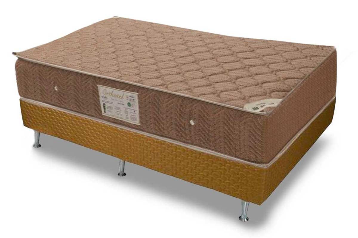 Cama Box CRC +Colchão Molas Orthotel Ortobom