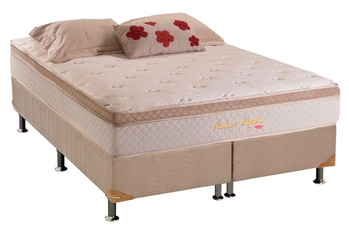 Cama Box CRC +Colchão Molas Pallace Herval