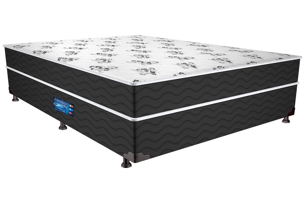 Cama Box Conjugado c/Colchão Springs Black Probel