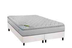 Cama Box Filhão +Colchão Molas Luck Luckspuma