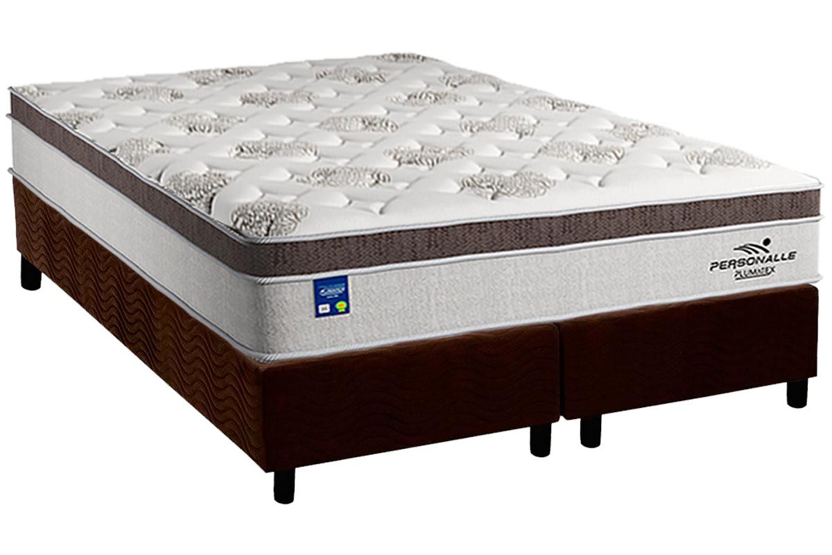 Cama Box CRC +Colchão Molas Personalle Plumatex