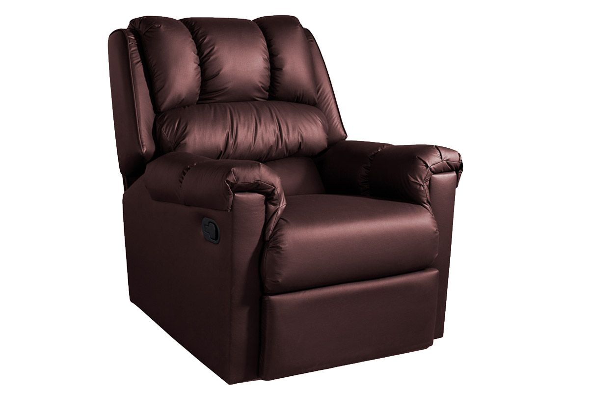 Poltrona Reclinável p/ Sala Vermont Classic Zero Wall Giro e Balanço Couríno Branco - Probel