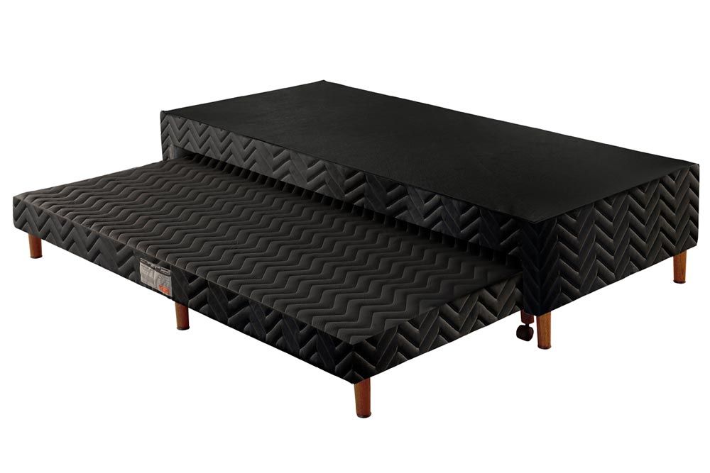 Cama Box c/Auxiliar Paropas Sommier Black