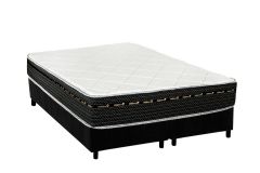 Cama Box Filhão +Colchão Molas Eagle Luckspuma