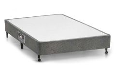 Cama Box Castor Lux Chenille Gray