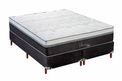 Colchão Polar de Molas Ensacadas MasterPocket Serenatta Fort Gray Euro Pillow