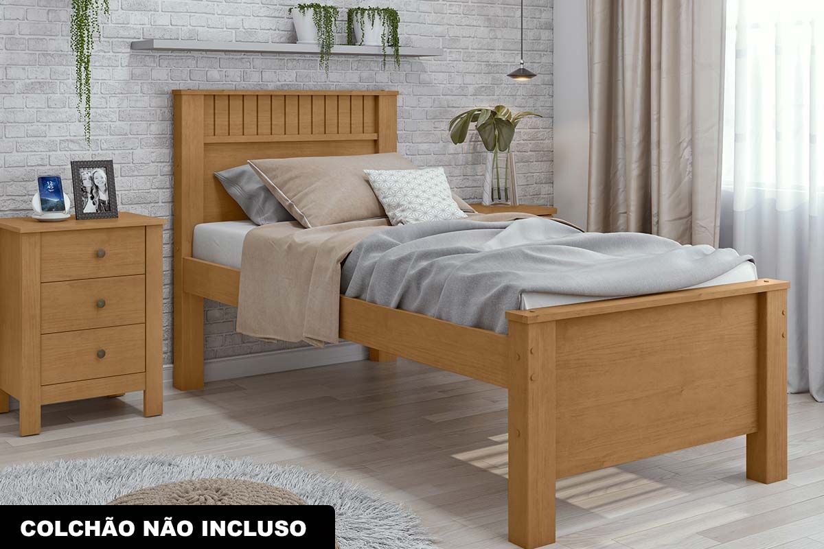 Cama Solteiro Athenas Lopas