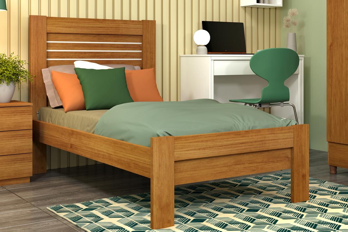 Cama Solteiro Safira Tcil
