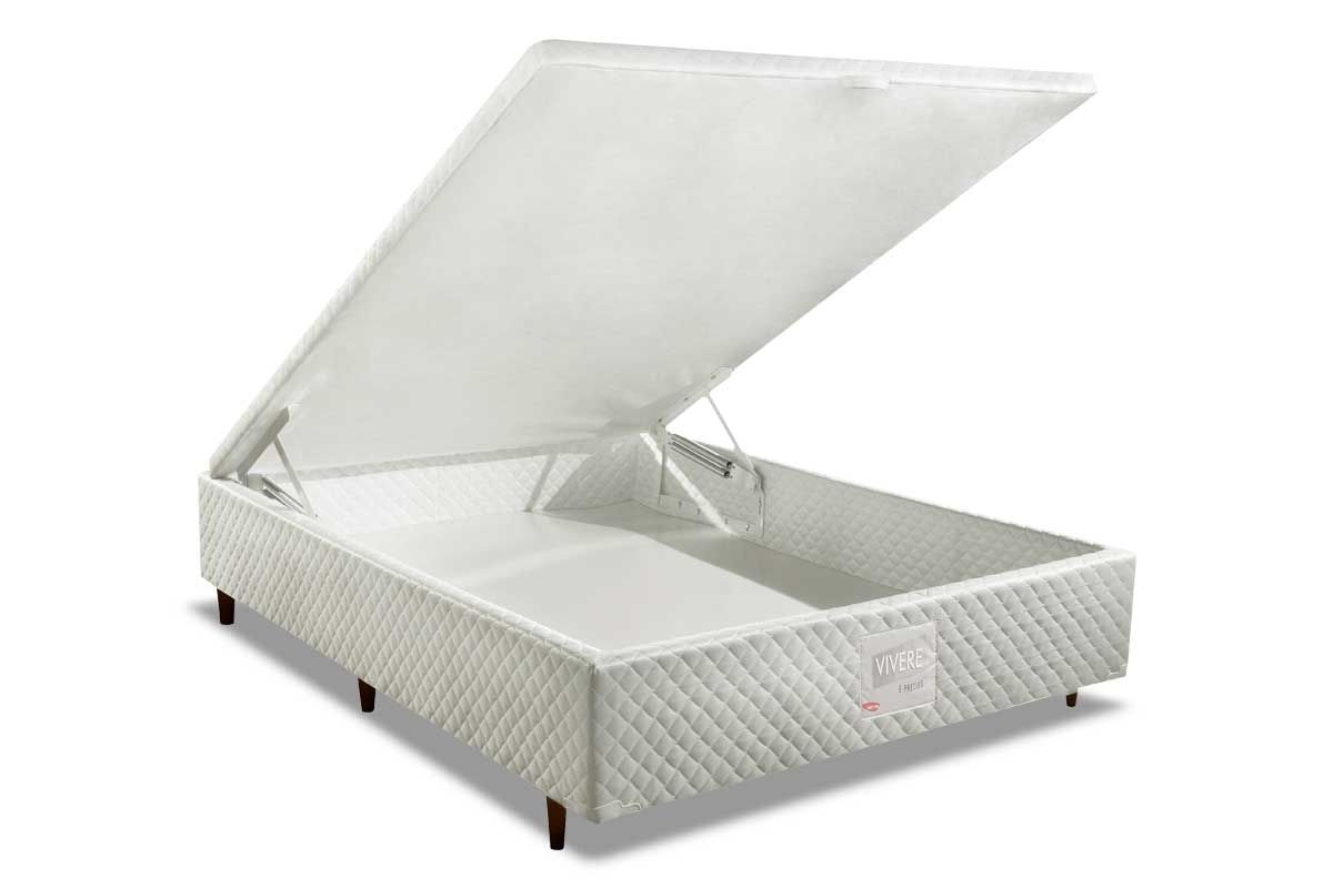 Cama Box Baú Herval Ravena MH1439 White