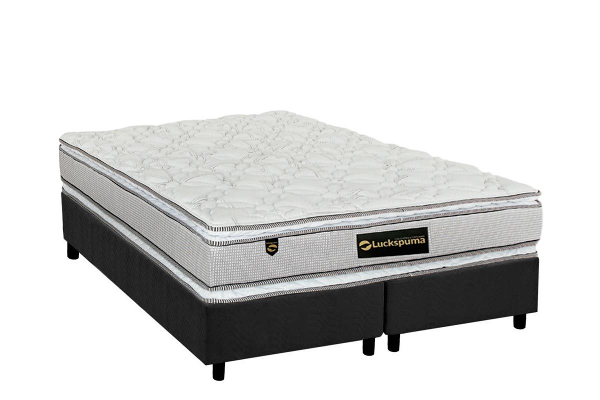 Cama Box CRC +Colchão Molas Faction Luckspuma